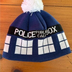 New Dr. Who pom pom hat.